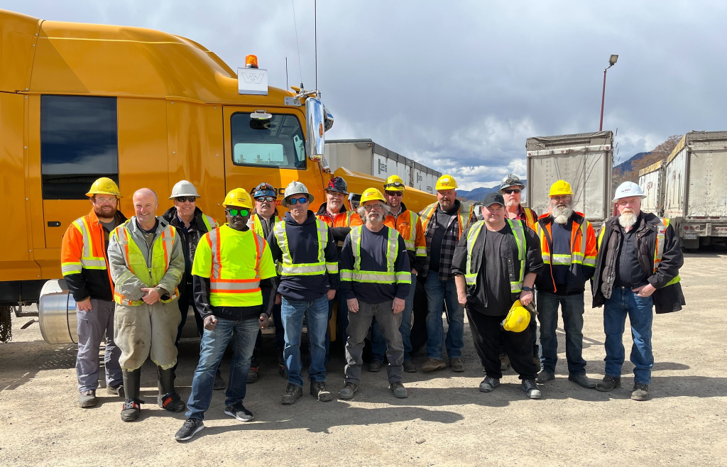 Arrow driver mentor training session in Kamloops